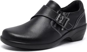 Women's Loafer Comfort Leather Slip On Loafers Business Office Casual Dressy Shoe