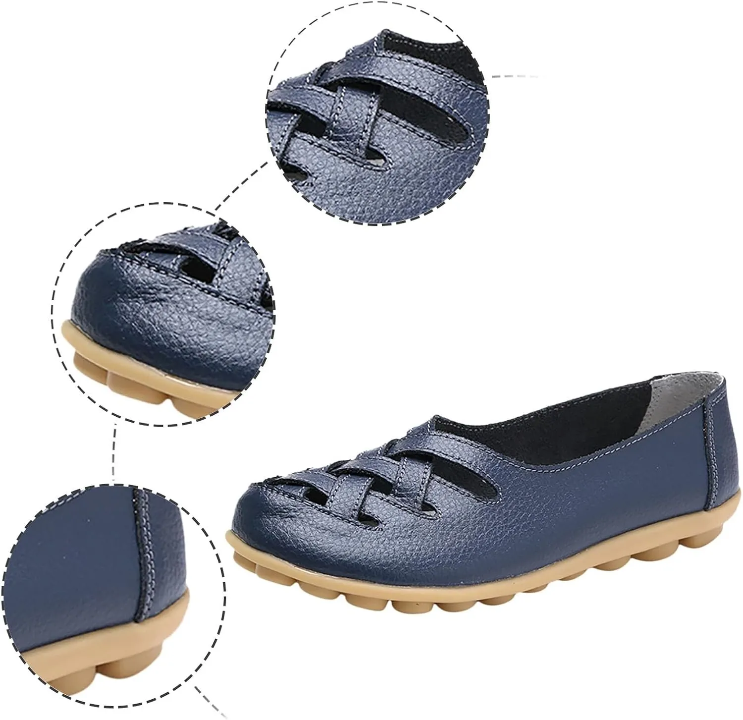 Womens Loafers Flats Shoes Pointed Toe Womens Flats Loafers Pointed Toe Loafer Flat Comfort Lightweight Shoes