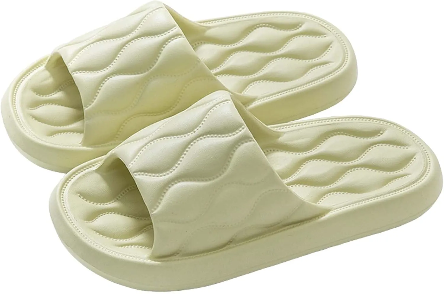 Women's Lounge Sandals Slides Quilt Block Wide Width Comfort Soft Sole Shower Slipper Shoes for Bathroom