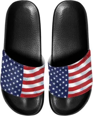 Women's Novelty Slides Sandals Casual Soft Sole Open Toe Non-Slip Single Band Slides Sandals