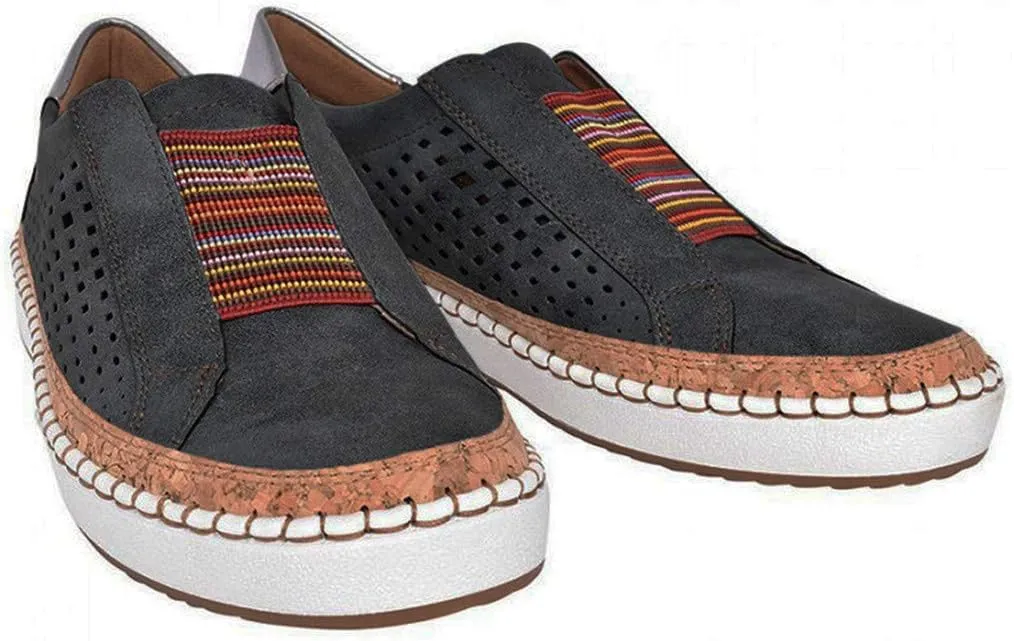 Women'S Sandals Size 8 1/2 Flat Shoes On Slip Toe Casual With Round Hollow Out Women's Womens Canvas Shoes Casual
