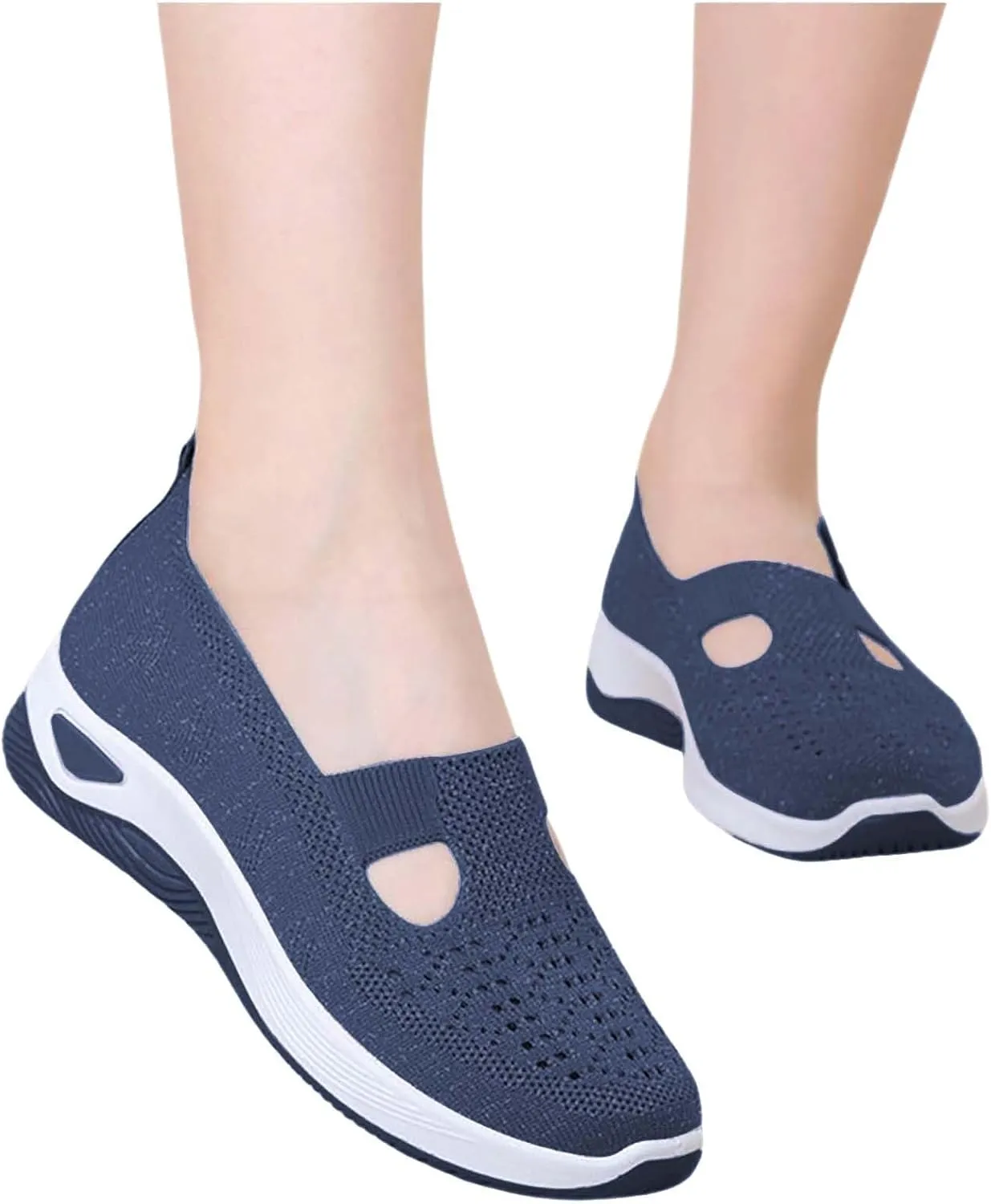 Womens Shoes Dressy Casual Womens Loafers Comfortable Round Toe Flats ComfortableCute Cozy Non Slip Christmas Canvas Sneakers Women Office Shoes for Women