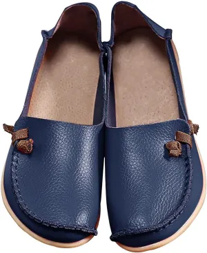 Womens Shoes Fall 2024White Leather Sneakers for Women Loafers for Women Fashion Casual Comfy Soft Womens Christmas Shoes Comfortable & Lightweight