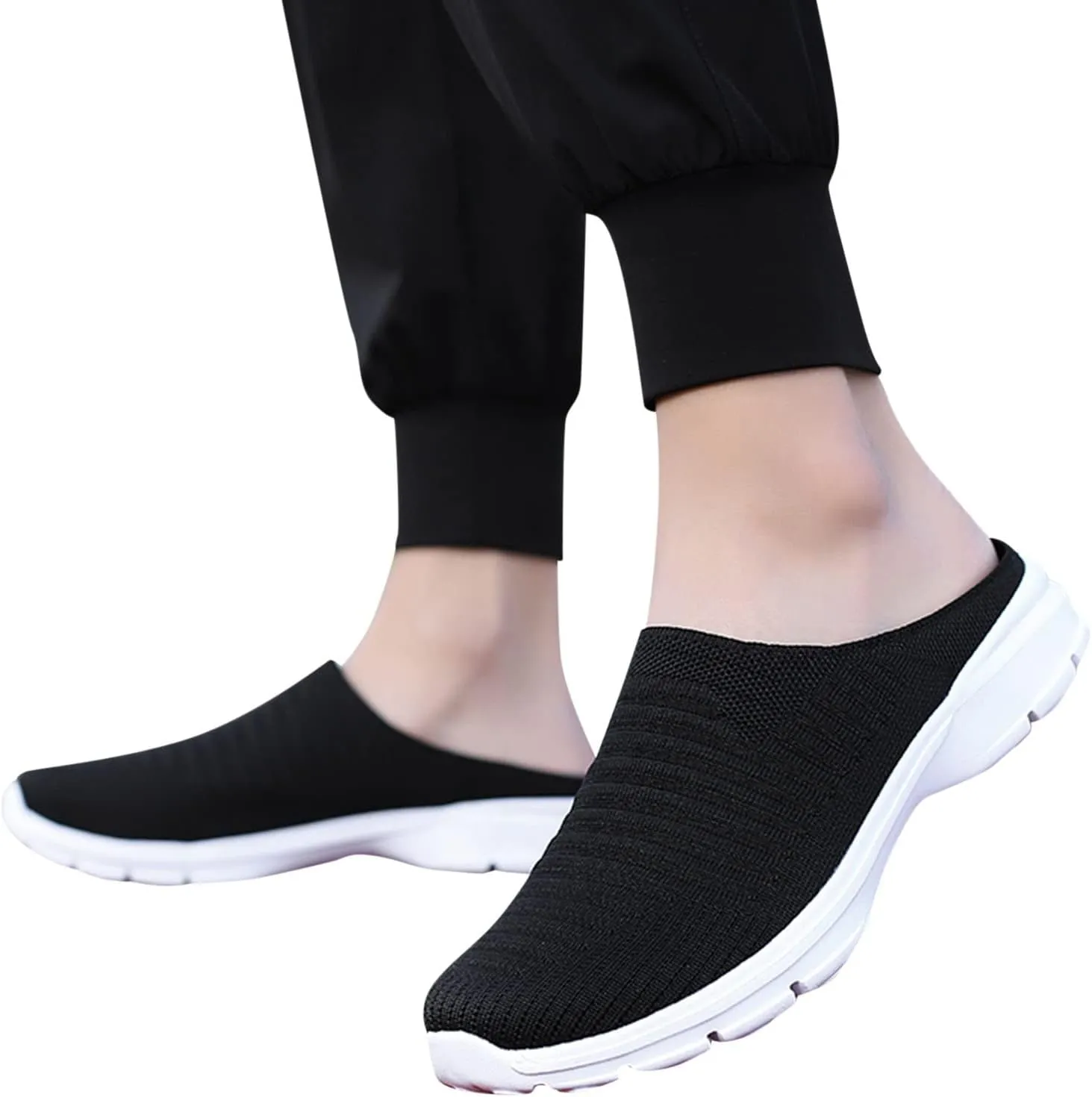 Women's Slip-on Mule Sneakers Lightweight Mens Casual Shoes Food Service Men Casual Dress Shoes Men Shoes Sneakers Platform Tennis Shoe Loafers Casual Slip On
