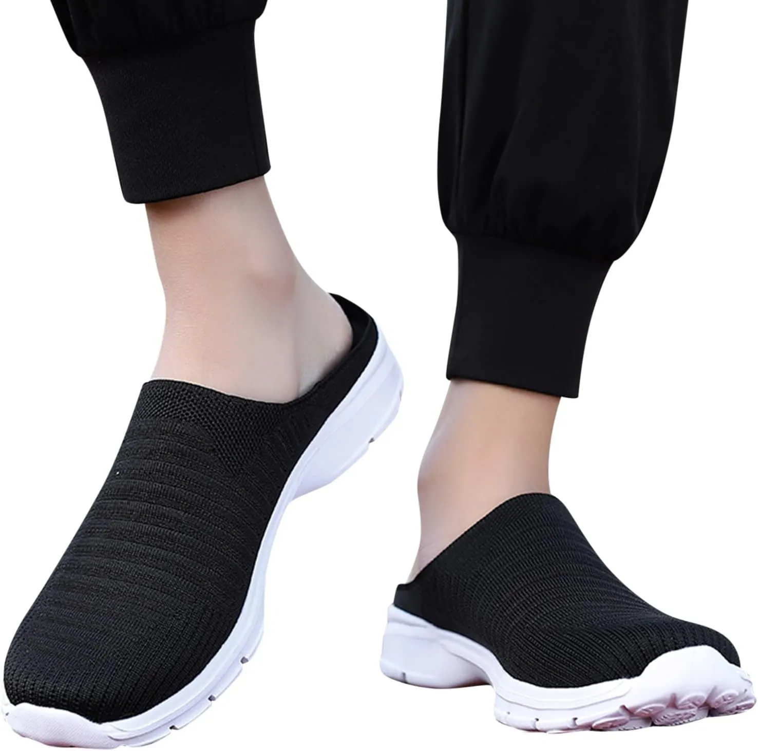 Women's Slip-on Mule Sneakers Lightweight Mens Casual Shoes Food Service Men Casual Dress Shoes Men Shoes Sneakers Platform Tennis Shoe Loafers Casual Slip On
