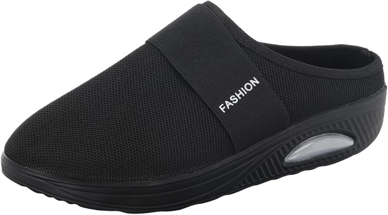 Women's Slip-On Orthopedic Arch Support Backless Running Shoes for Women Casual Women's Shoes Casual Walking Sneakers Waterproof Tennis Shoe Casual Loafers
