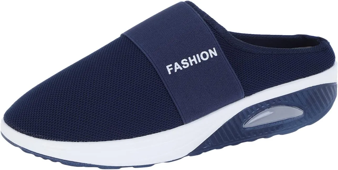 Women's Slip-On Orthopedic Arch Support Backless Running Shoes for Women Wide Width White Casual Shoes Brown Sneakers Brown Tennis Shoe Casual Loafers