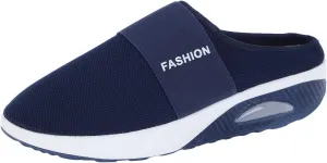 Women's Slip-On Orthopedic Arch Support Backless Running Shoes for Women Wide Width White Casual Shoes Brown Sneakers Brown Tennis Shoe Casual Loafers