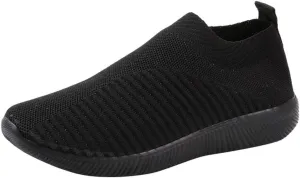 Women’s Slip-On Shoes Casual Lace-Free Walking Loafers Running Shoes for Women Mesh Men's Shoes Casual Casual Sneakers Steel Toe Tennis Shoe Casual Loafers