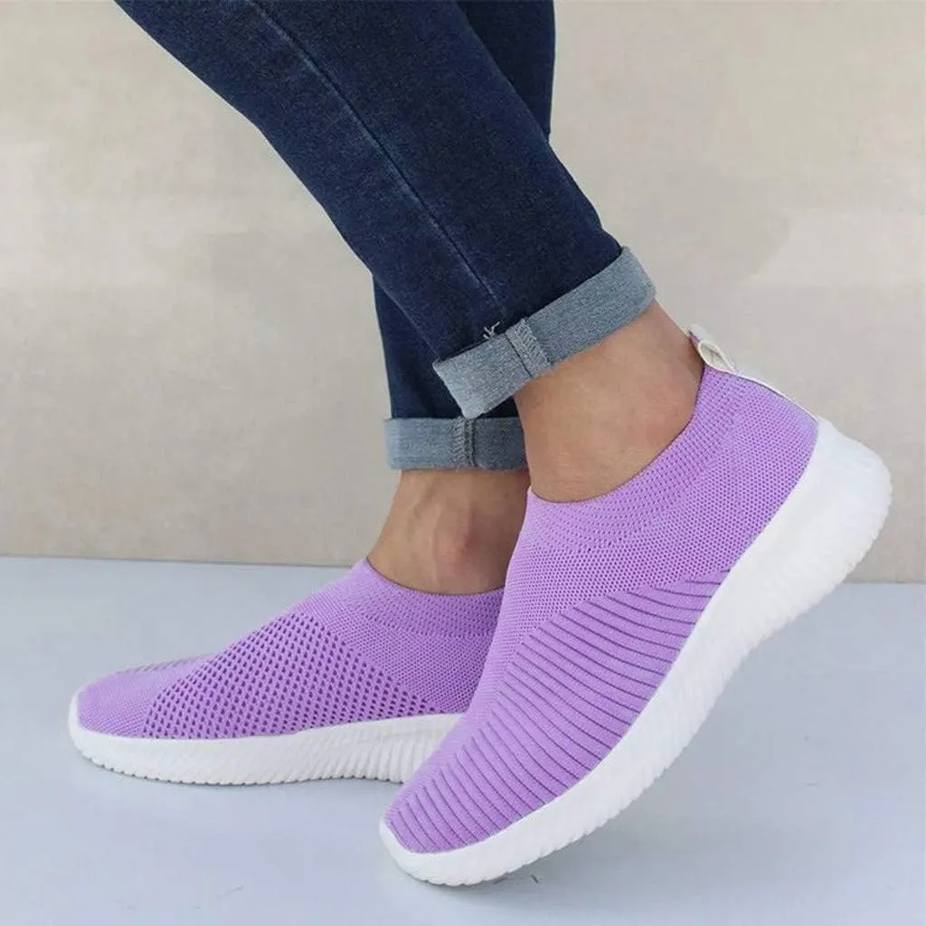 Women’s Slip-On Shoes Casual Lace-Free Walking Loafers Running Shoes for Women Walking Casual Shoes Fashion Sneakers 2025 Brown Tennis Shoe Loafers Casual Slip On