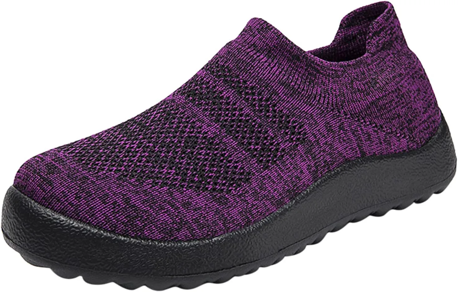 Womens Slip on Walking Shoes Comfort Lightweight Mens Dress Shoes Jogging Brown Casual Shoes Wedge Sneakers Brown Tennis Shoe Cross Trainer Shoe