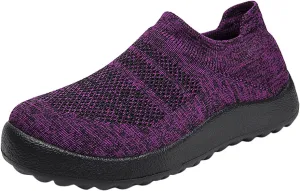 Womens Slip on Walking Shoes Comfort Lightweight Mens Running Shoes Casual Shoes Dressy Casual Women Shoes Sneakers Black Tennis Shoe Casual Loafers