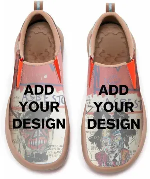 Women's Slip-Ons Sneakers Casual Loafers Microfiber Art Painted Comfort Soft Walking Travel Shoes