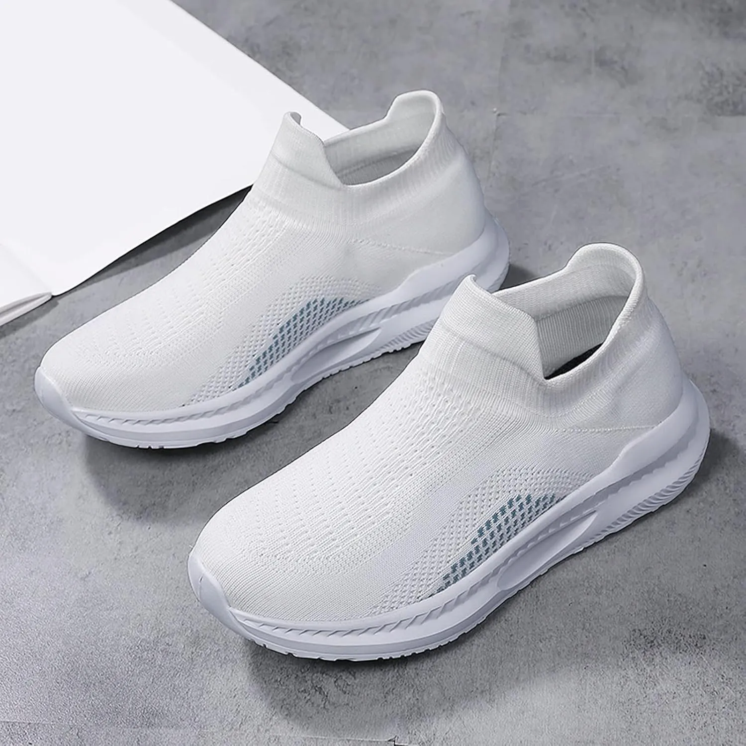 Womens Sneakers 7.5 2023 Slip On Shoes Women Winter Womens Slip On Sneakers with Arch Support Wide Toe Box Gym Shoes Women Zapatos para Juanetes De Mujer Adulta
