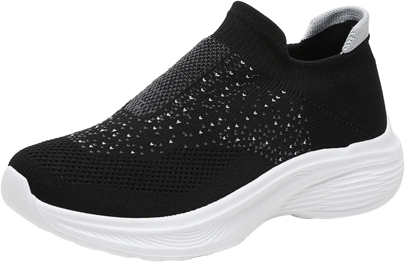 Womens Sneakers Business Casual Shoes Women Mens Casual Sneakers Lightweight Round Toe Flats Comfortable Loafers for Women Comfort Womens White Sneakers Casual