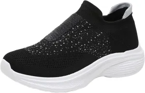 Womens Sneakers Business Casual Shoes Women Mens Casual Sneakers Lightweight Round Toe Flats Comfortable Loafers for Women Comfort Womens White Sneakers Casual