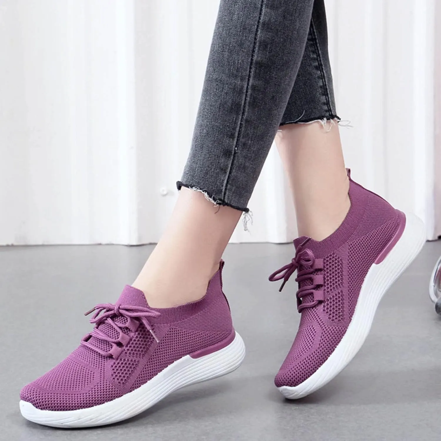 Womens Sneakers Size 11 Walking Slip On Sneakers Women Arch Support Size 10 Women Slip On Shoes Casual Womens Casual Slip On Sneakers Wide Width Wide Zapatos De Mujer De Vestir Comodos Cerrados 7w