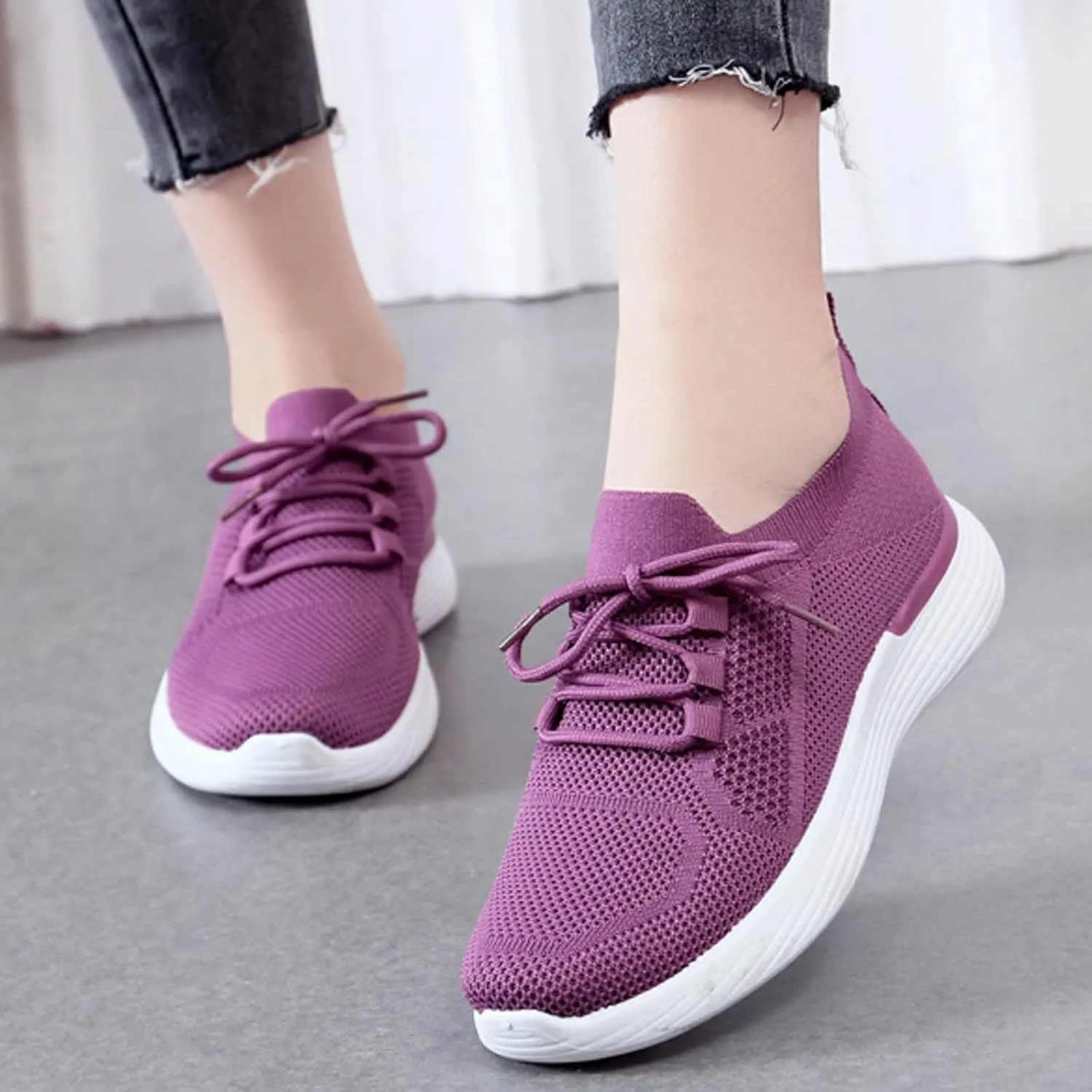 Womens Sneakers Size 11 Walking Slip On Sneakers Women Arch Support Size 10 Women Slip On Shoes Casual Womens Casual Slip On Sneakers Wide Width Wide Zapatos De Mujer De Vestir Comodos Cerrados 7w
