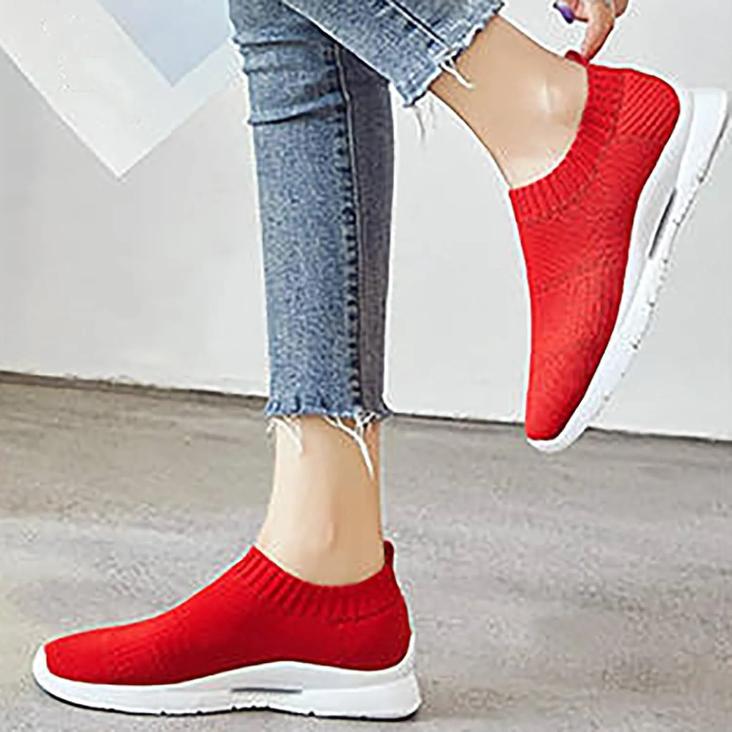 Womens Tennis Shoes Casual Women Shoes Casual Platform Sneakers Slip On Sneakers Walking Tennis Shoe Waterproof Tennis Shoe Loafers Casual Slip On