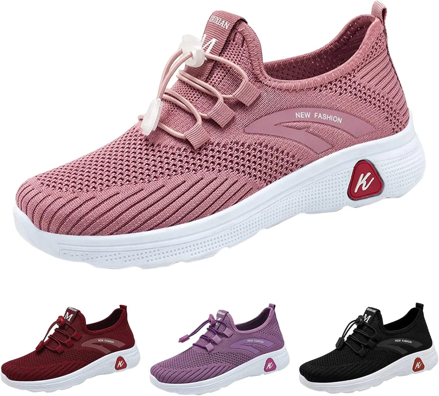 Women's White Fashion Sneakers White Sneakers Men Wide Mens Casual Dress Shoes Round Toe Flats Comfortable Women Loafers Comfortable Womens Slip On Sneakers