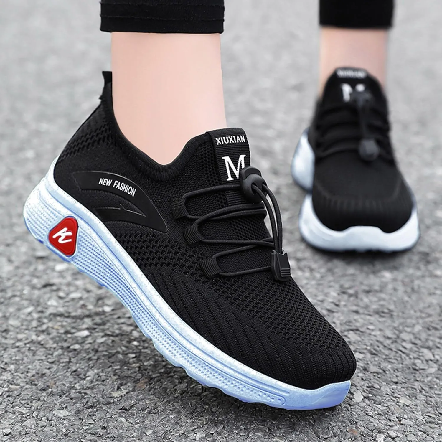 Women's White Fashion Sneakers White Sneakers Men Wide Mens Casual Dress Shoes Round Toe Flats Comfortable Women Loafers Comfortable Womens Slip On Sneakers