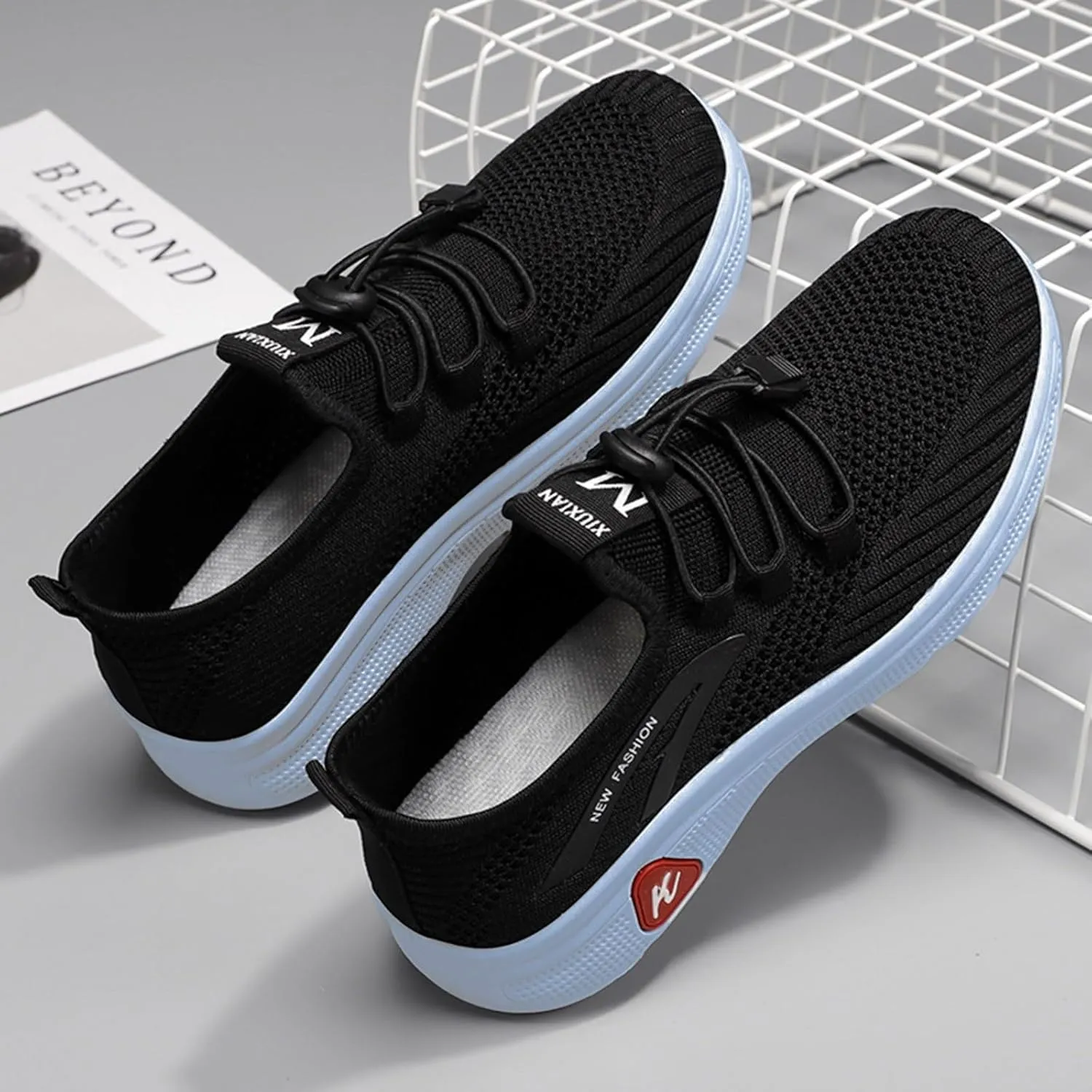 Women's White Fashion Sneakers White Sneakers Men Wide Mens Casual Dress Shoes Round Toe Flats Comfortable Women Loafers Comfortable Womens Slip On Sneakers